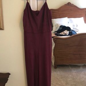 JACK by BB Dakota Burgundy Romper